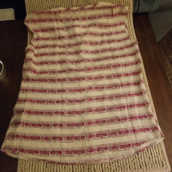 by Langley McKinney sleeveless silk Henley - Picture 2 of 6